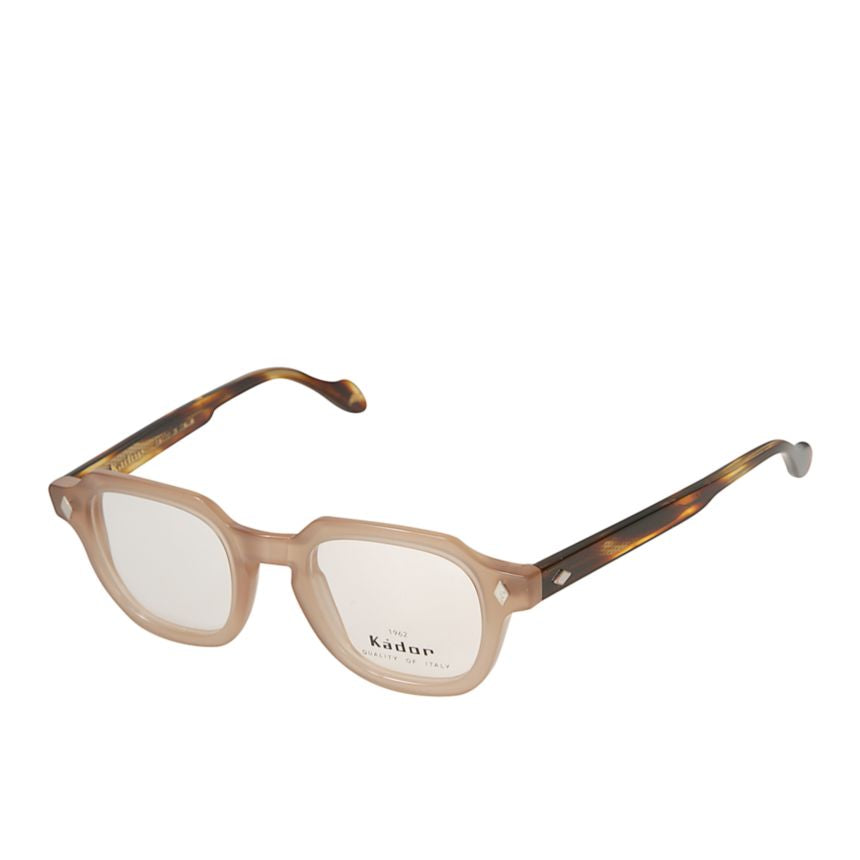 Turbot Rectangular Frame Eyeglasses with Tortoiseshell Temples