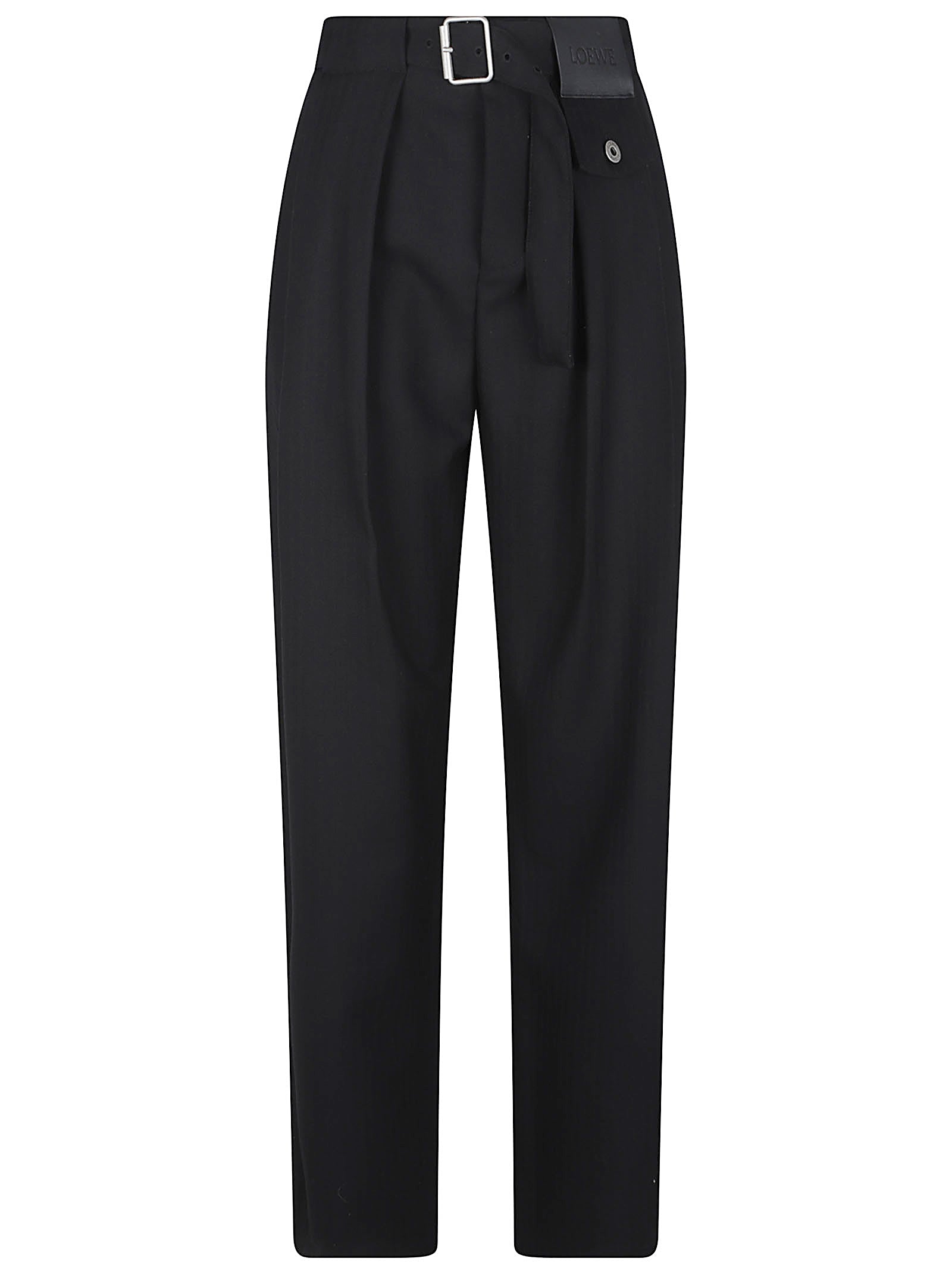 Lightweight Wool Crepe Trousers