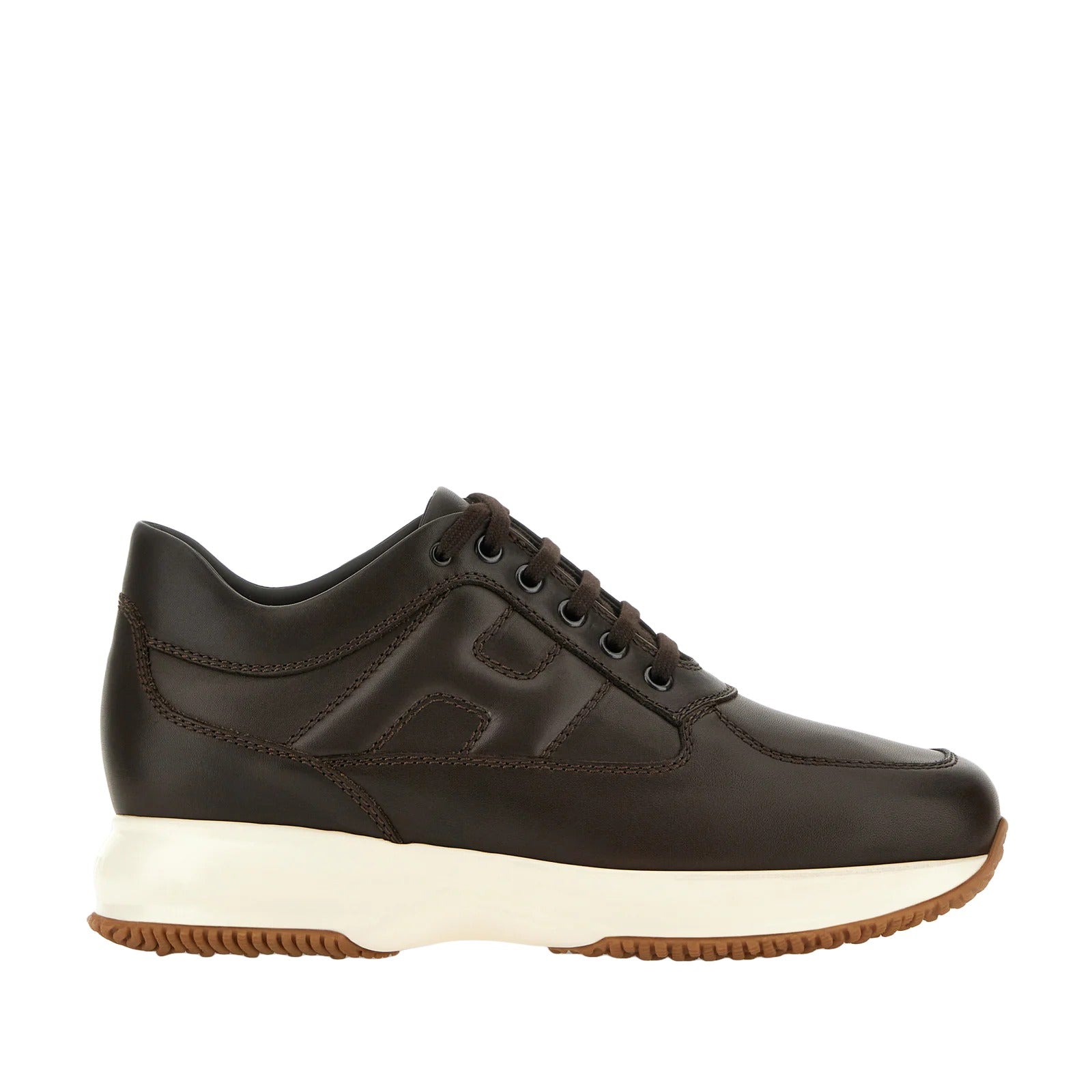 Sophisticated Brown Calfskin Interactive Shoes