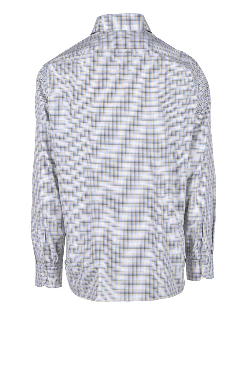 Checkered Button-Up Shirt in Green