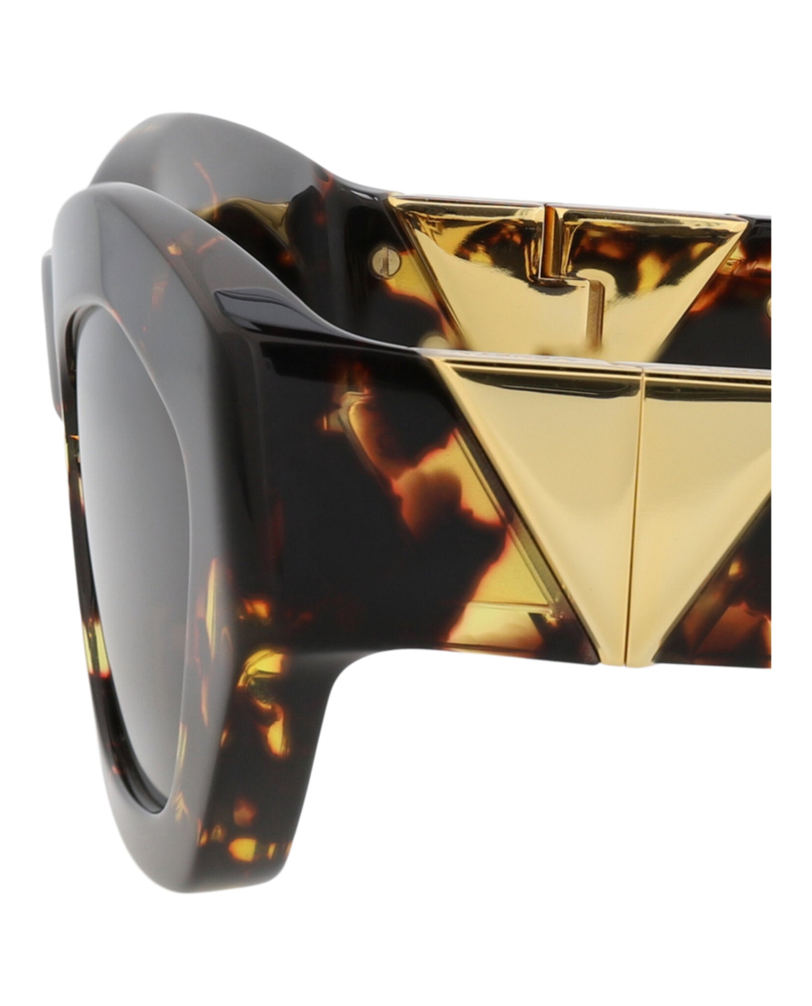 Round-Frame Recycled Acetate Sunglasses