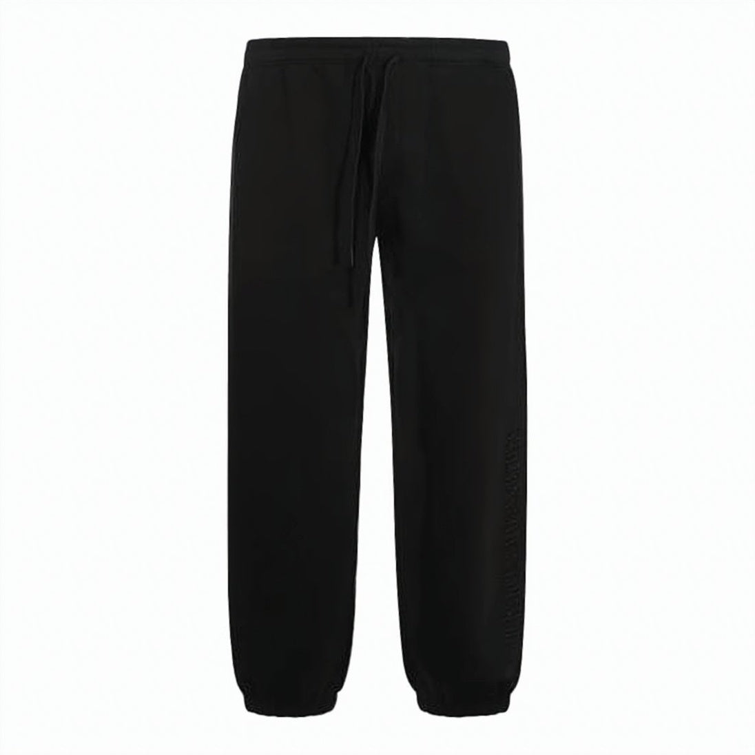Black Cotton Jogger Pants