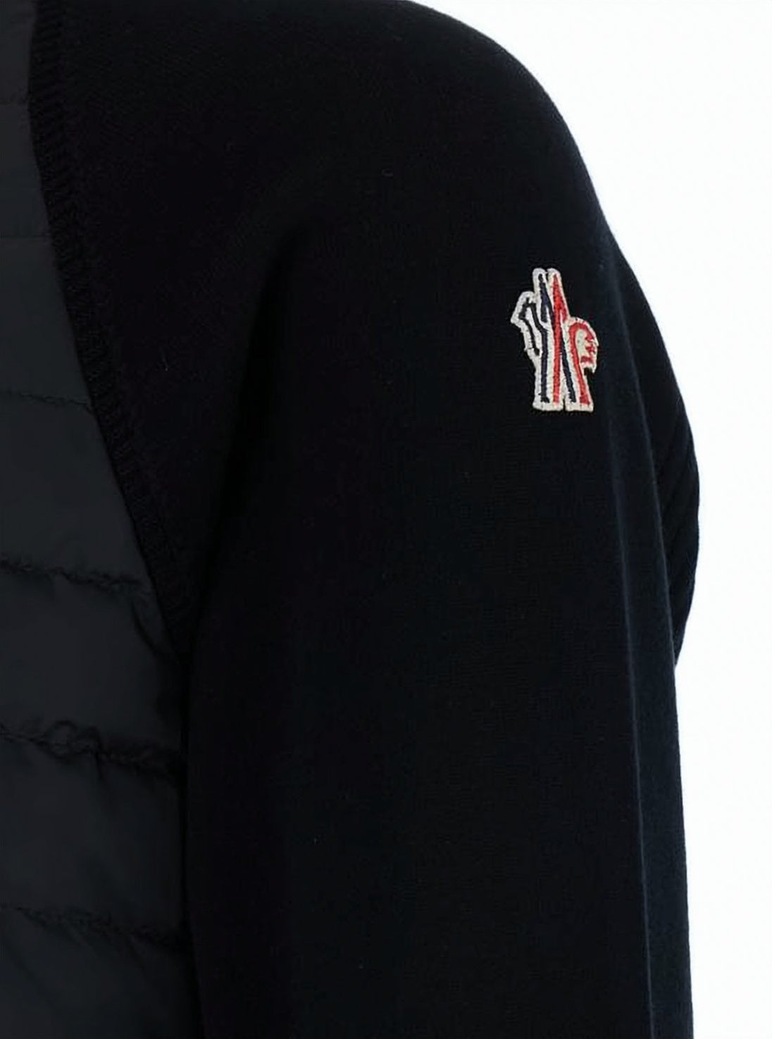 Quilted Black Casual Jacket