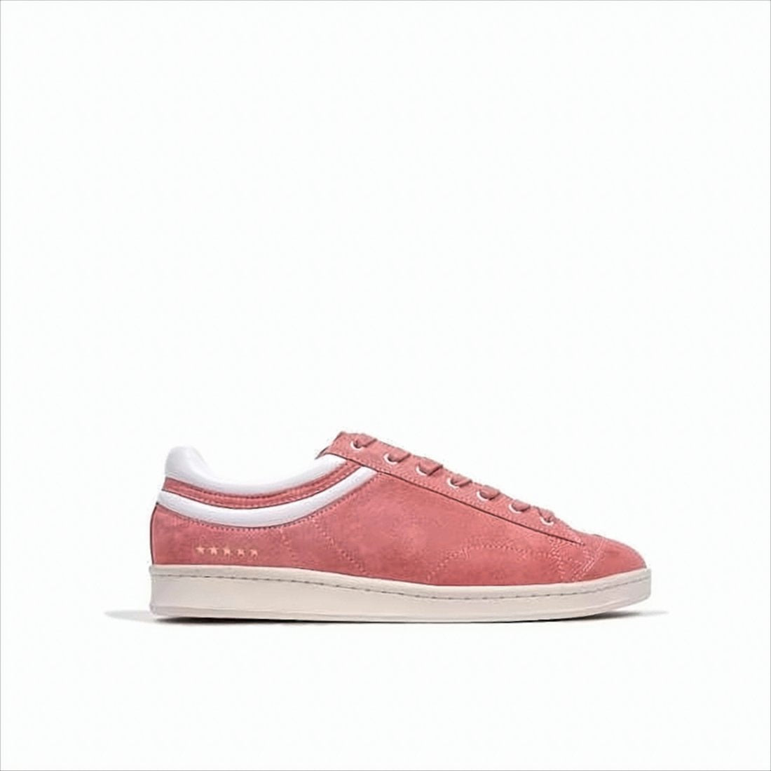 Low-Top Calfskin Sneakers with Subtle Gold Branding