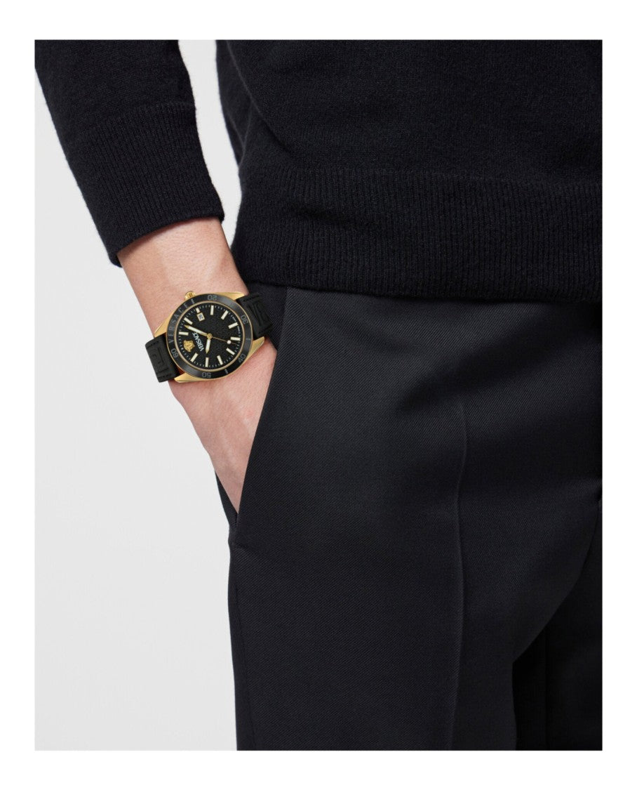 V-Dome Calf Leather Watch