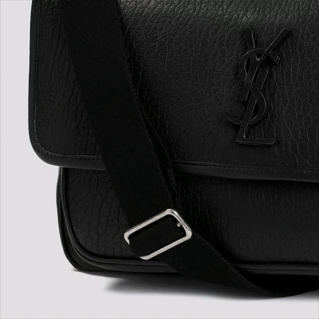 Textured Calf Leather Crossbody Bag