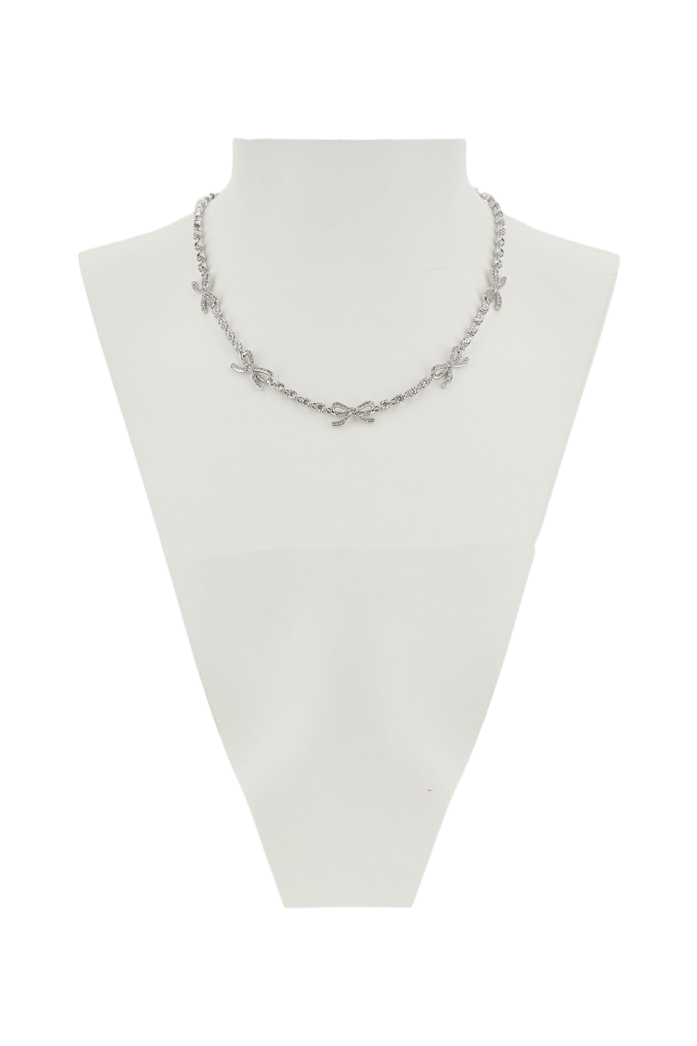 Crystal Bow Necklace