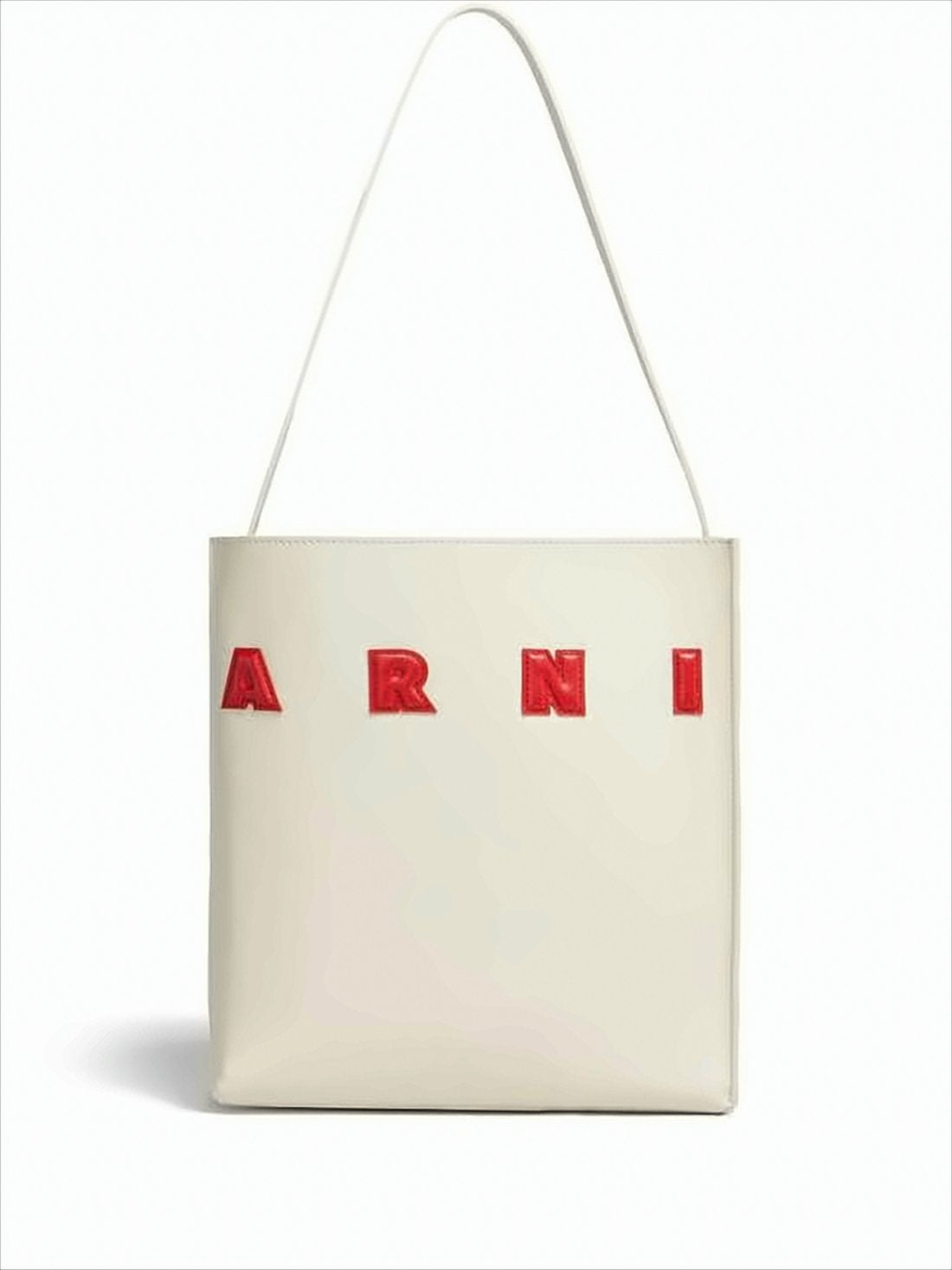 Rectangular Calf Leather Shoulder Bag
