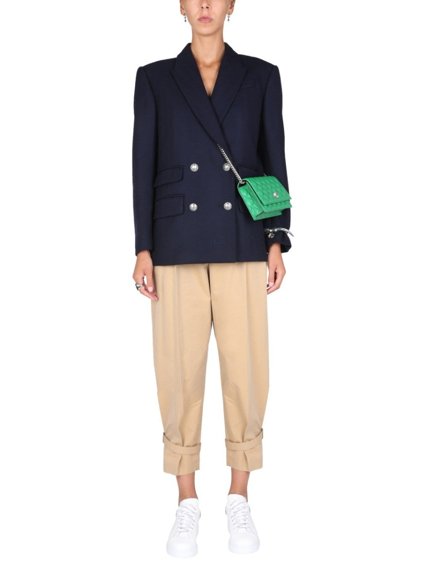Structured Double-Breasted Jacket With Tailored Fit