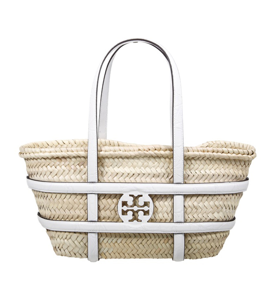 Woven Raffia Bag with Structured Silhouette