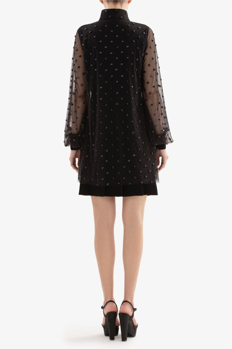 Beaded Short Dress