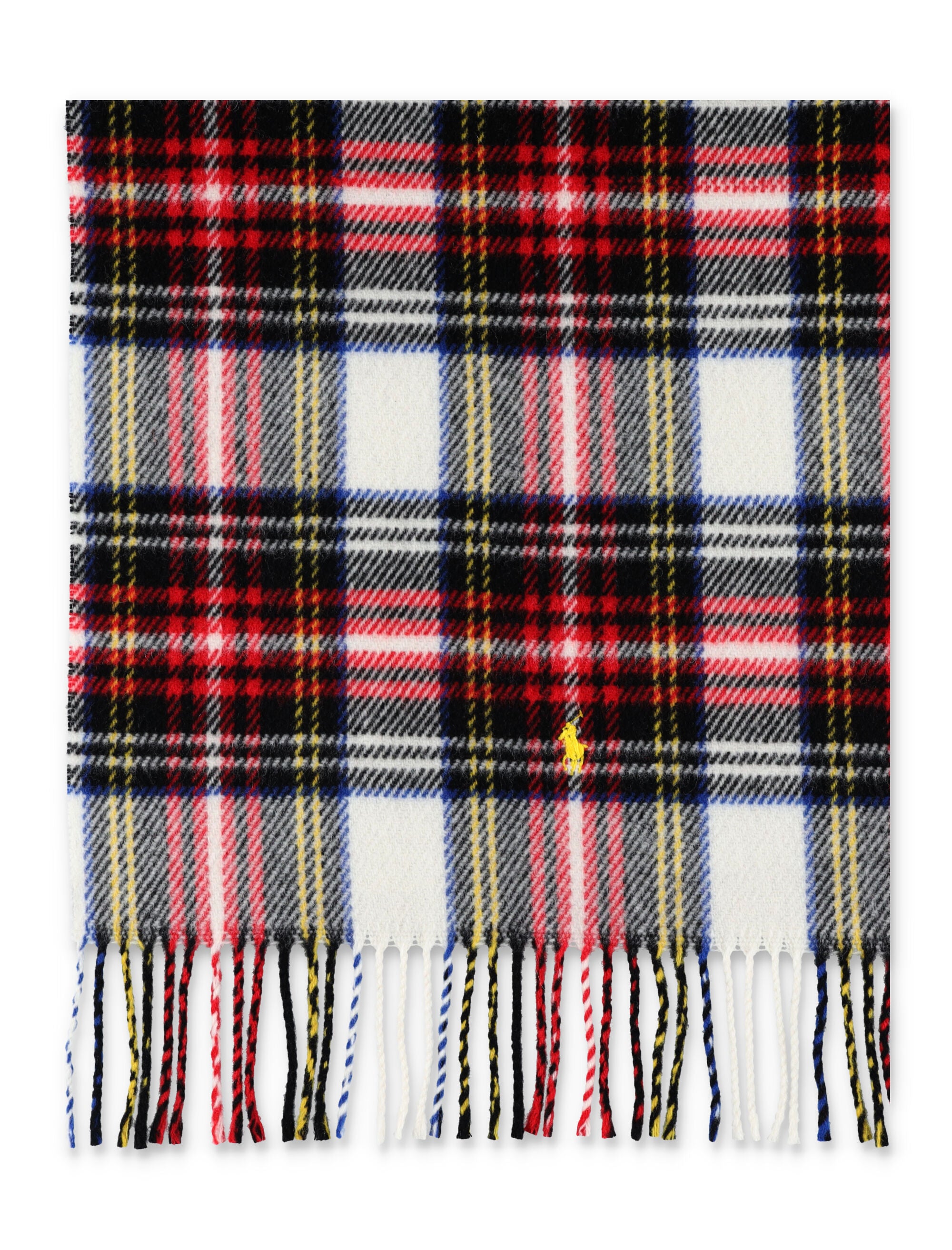 Polo Recycled Wool Tartan Scarf