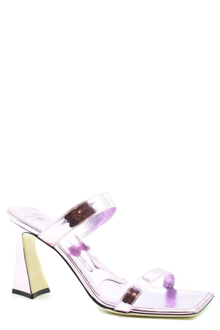 Pink Leather Sandals
