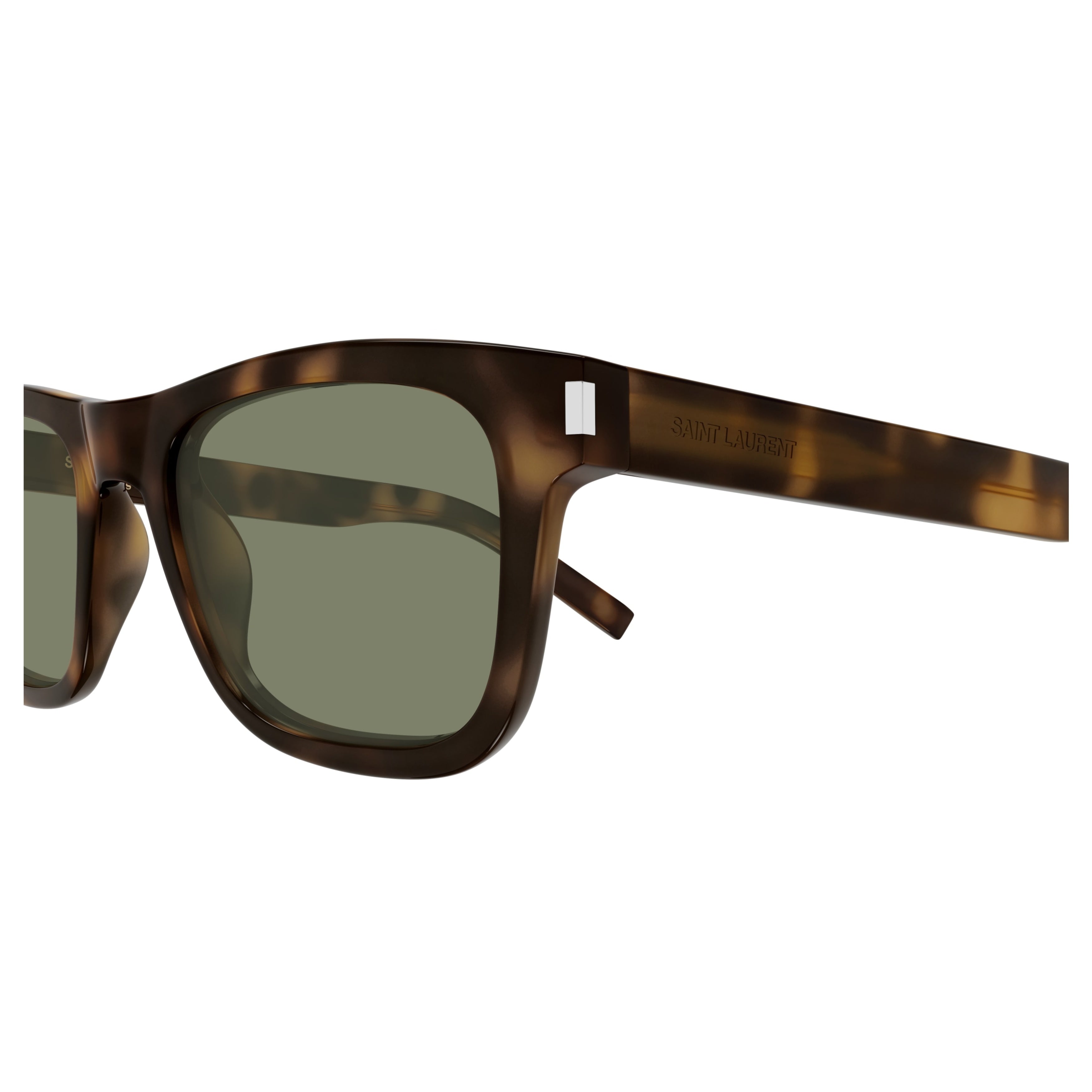 Sl 819 Classic Rectangular Tortoiseshell Sunglasses