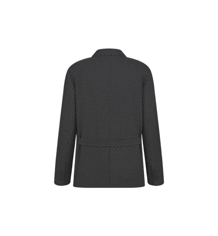 Tailored Woven Three-Button Blazer