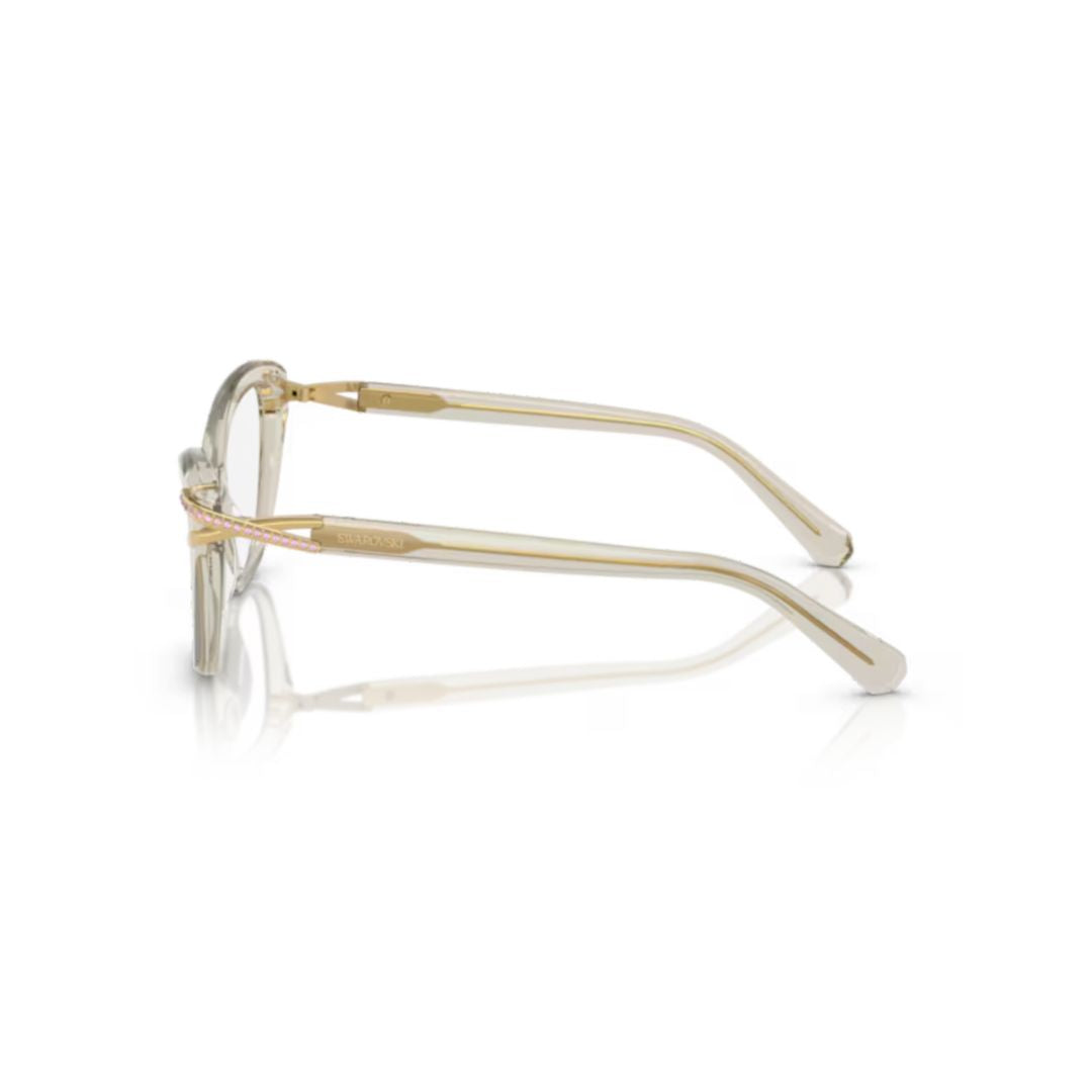 0sk2031 Translucent Acetate Cat-Eye Oversized Sunglasses