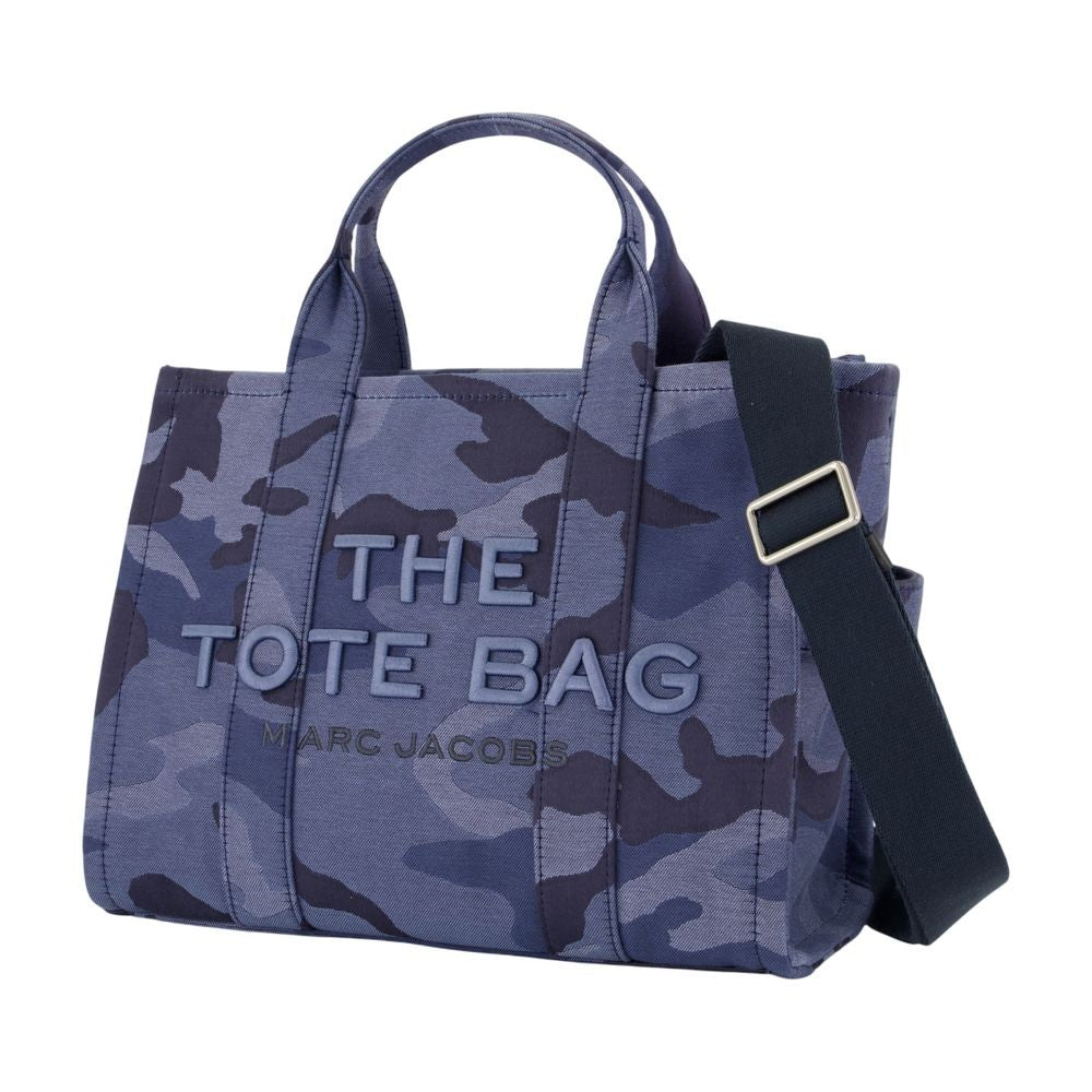 The Medium Tote - Cotton - Blue