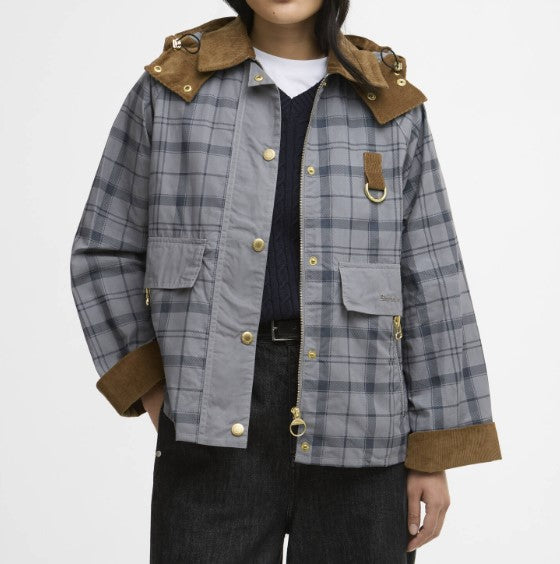 Carnforth Tartan Hooded Casual Jacket