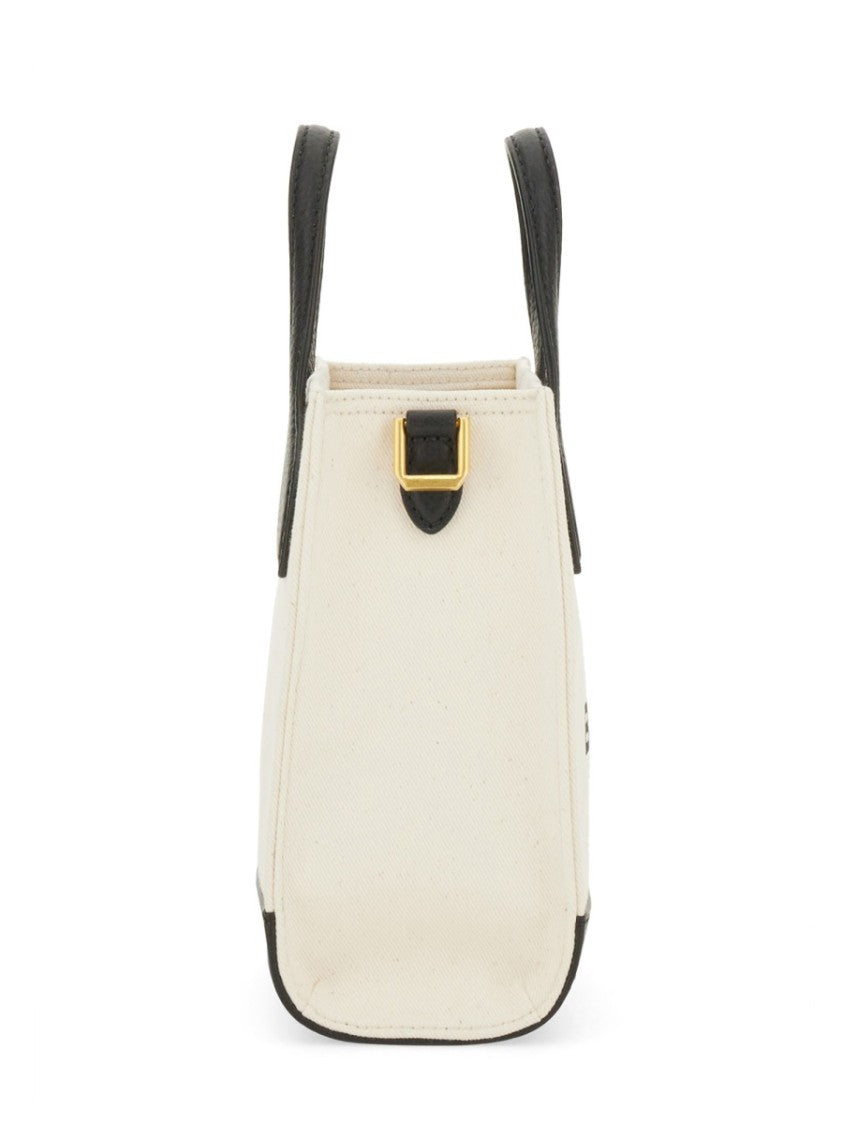 Structured Bag With Detachable Strap And Bold Logo