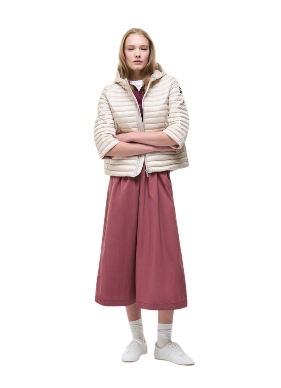 A-Line Quilted Cape With Fixed Hood
