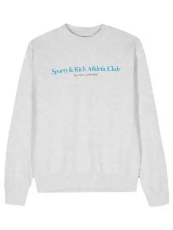 Relaxed Fit Long-Sleeved Crewneck Sweatshirt with Contrasting Logo