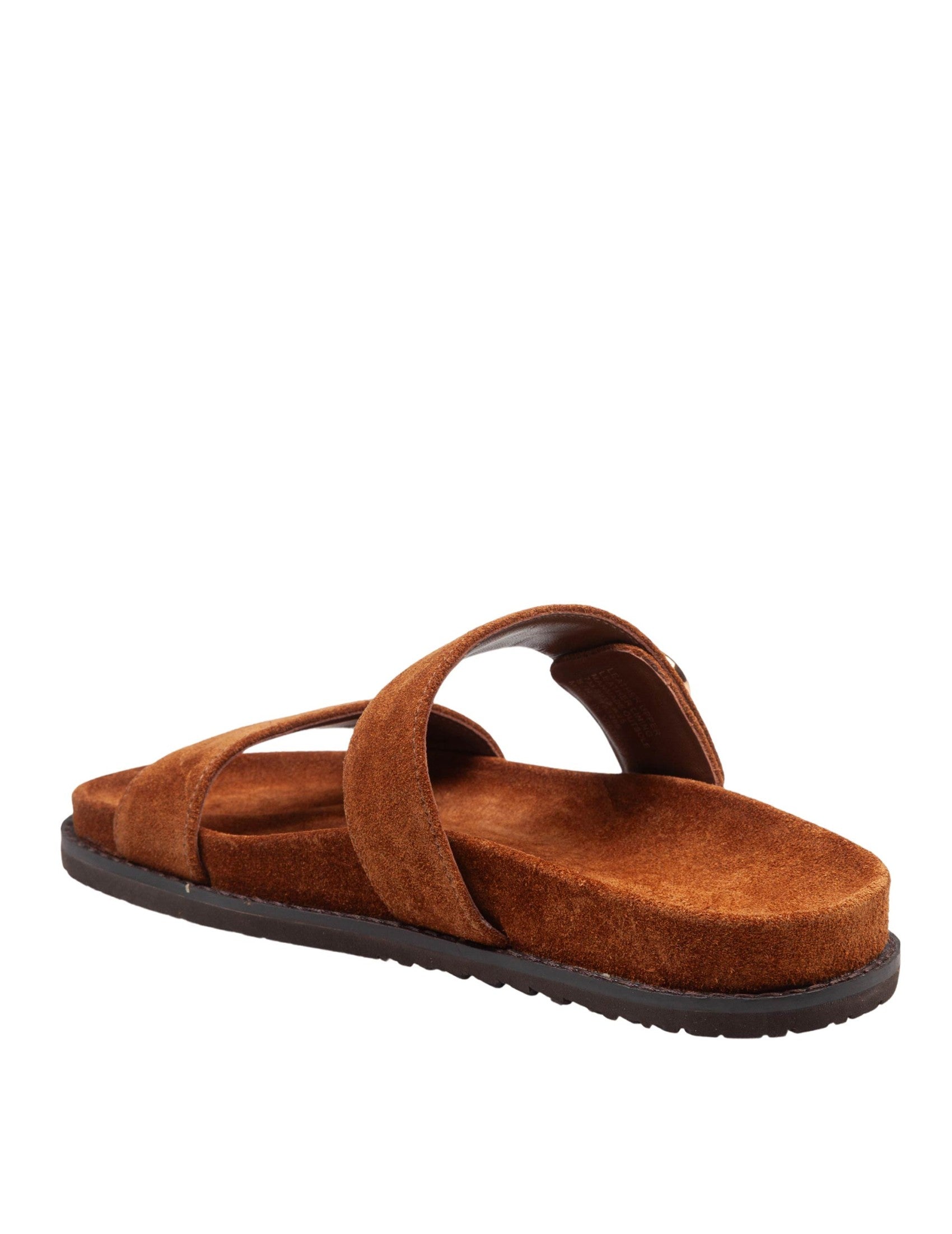 Romy Sport Slide In Brown Suede
