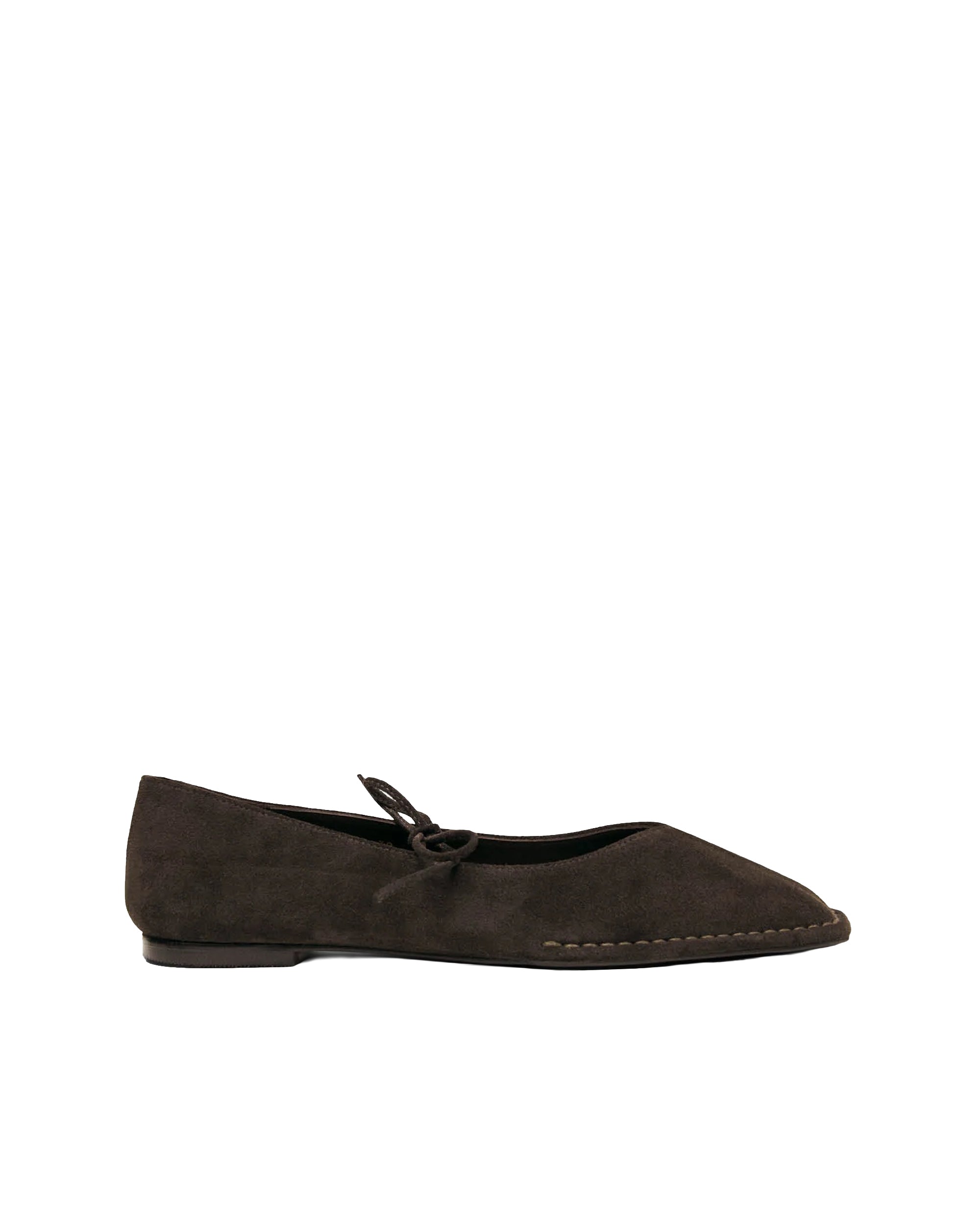 Ballerine Sway Suede Coffee Brown