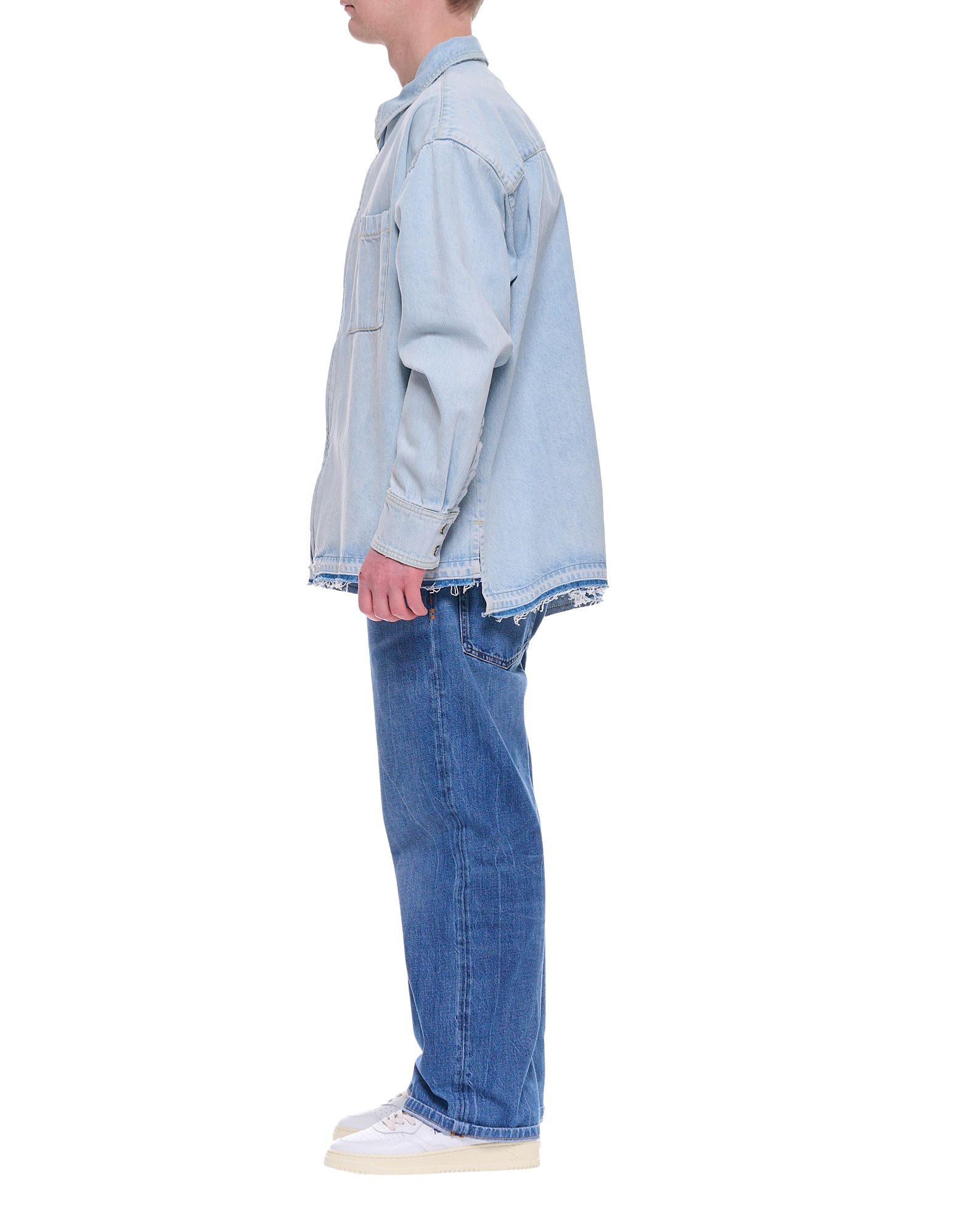 Men’S Light Denim Overshirt