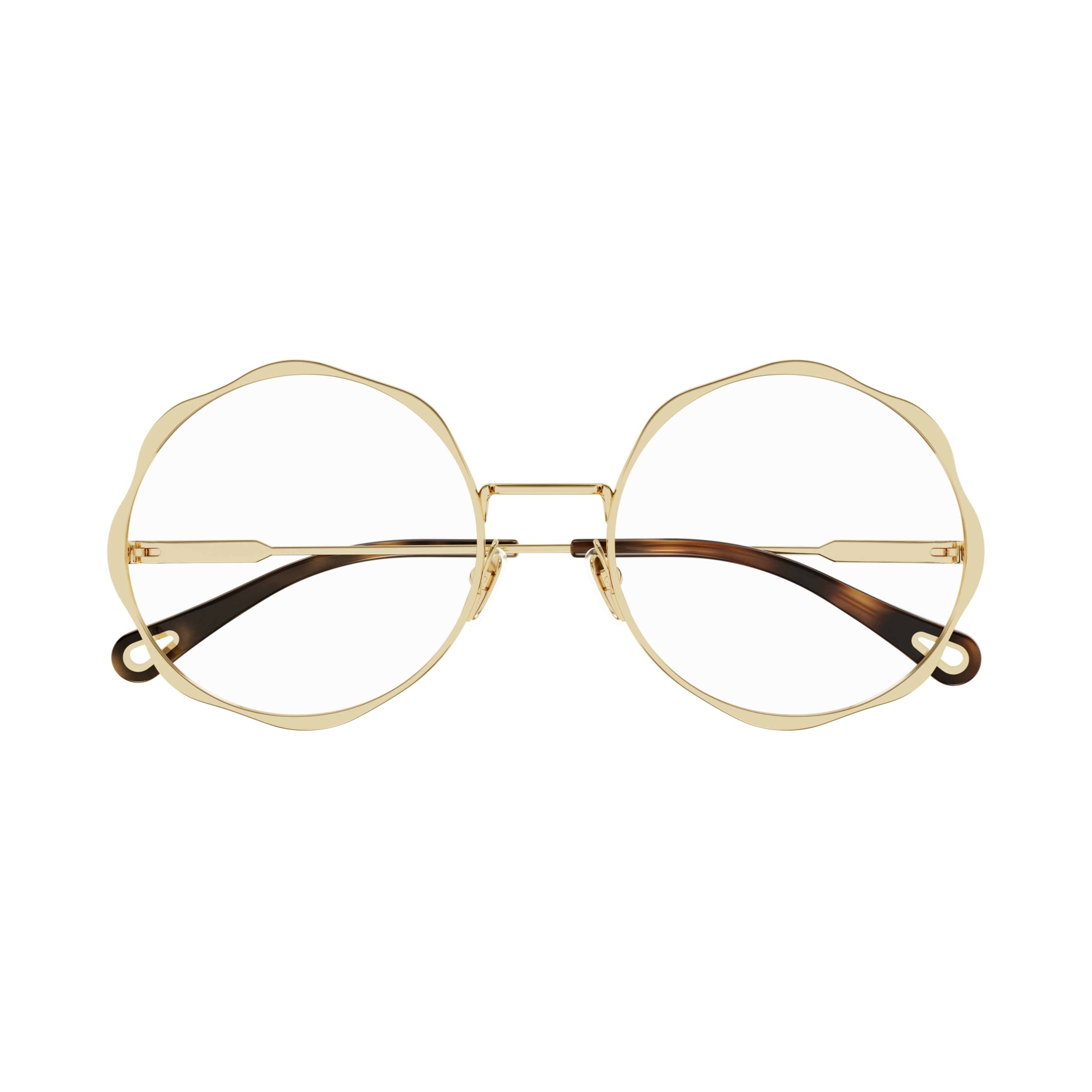 Ch0185o Gold-tone Metal Eyeglasses