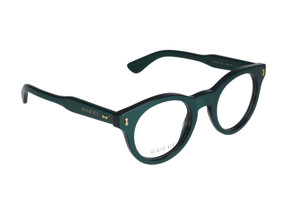 Eyeglasses Gucci GG1266O 003 green green transparent 48/23/145