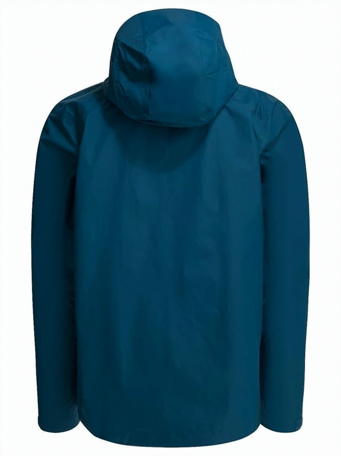 Minimalist Deep Blue Rain Jacket