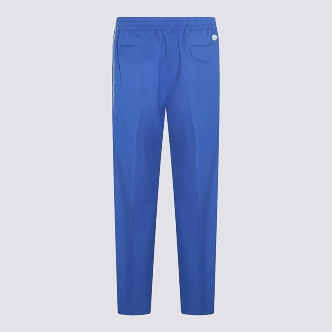 Tailored Blue Straight Pants
