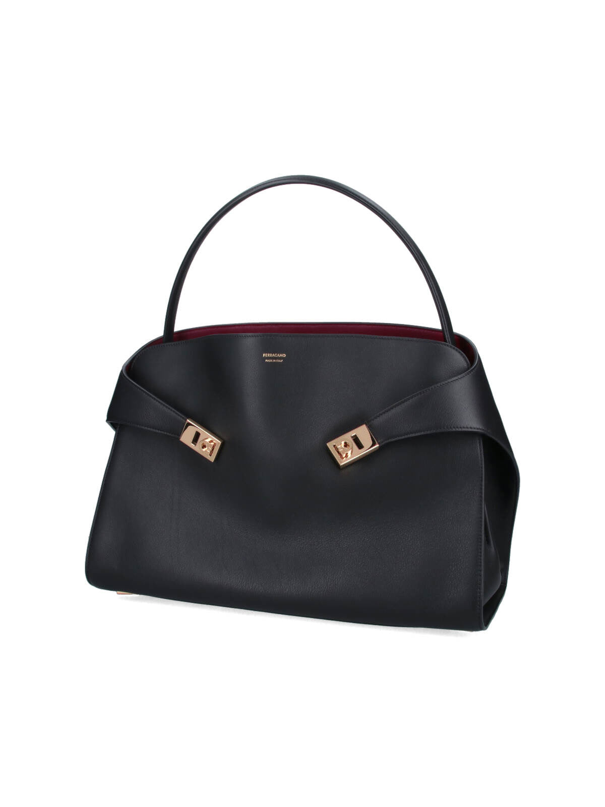 "Hug Soft" Large Shoulder Bag – Black