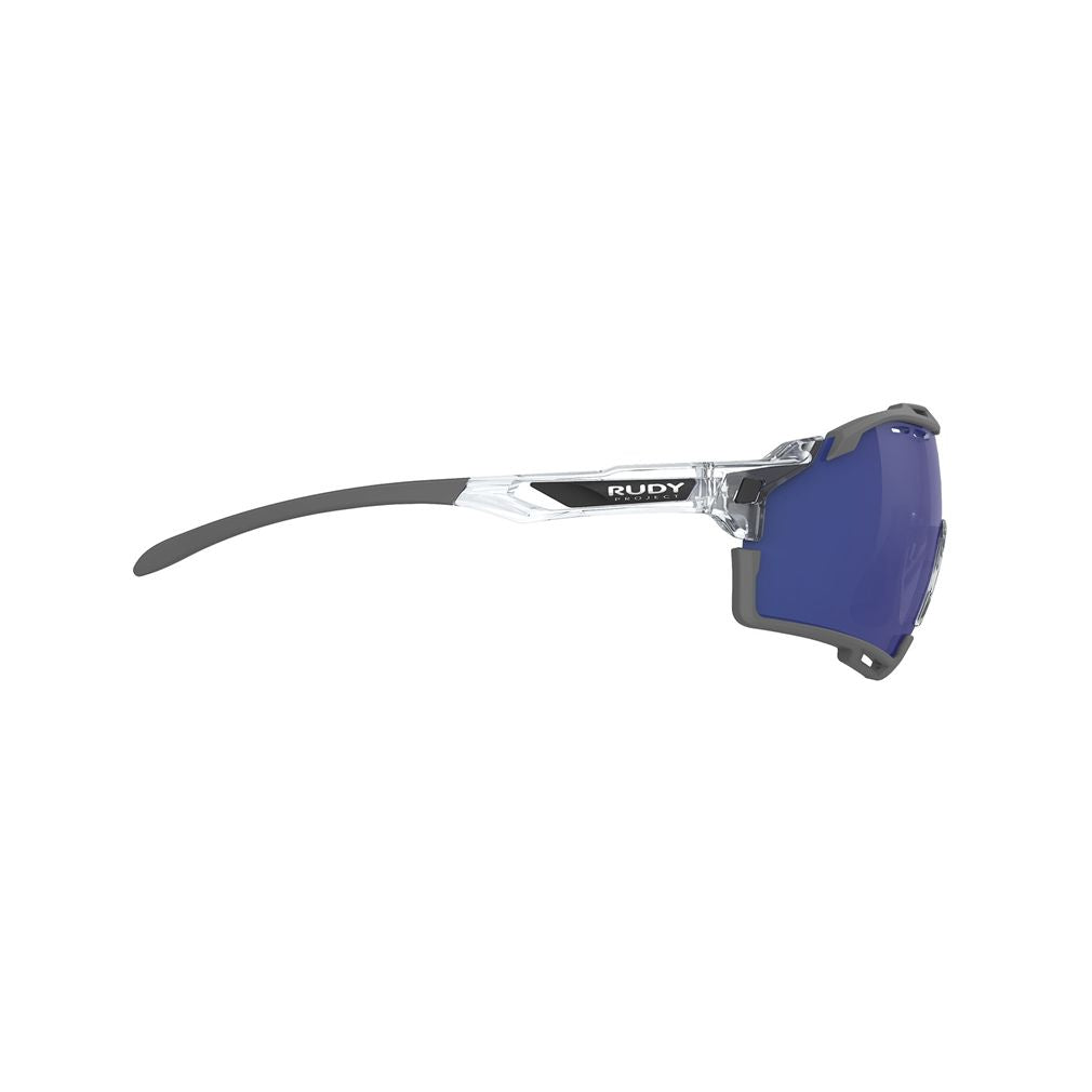 Cutline Crystal Gloss Wraparound Sunglasses