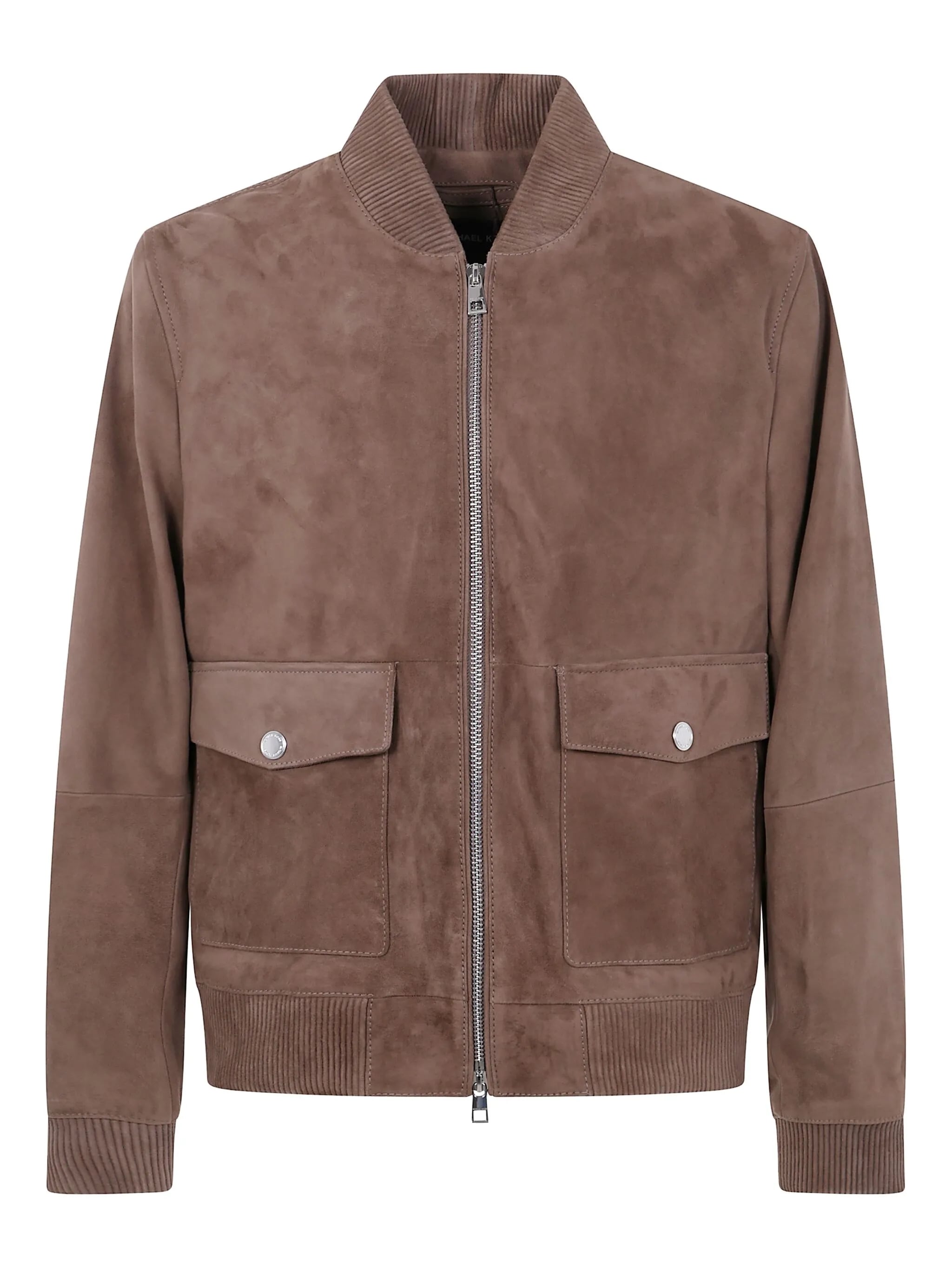 Brown Soft Goat Skin Bomber Jacket