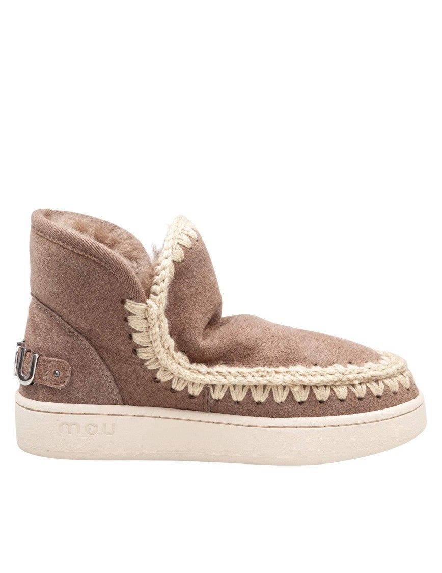New Eskimo Nubuck Sneakers With Metal Logo