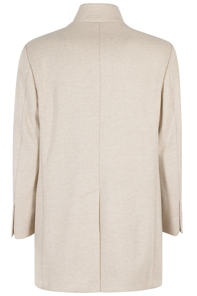 Beige Tailored Coat