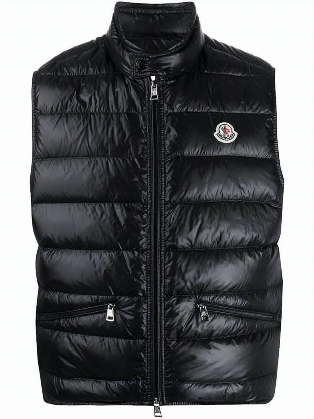 Horizontal Quilted Sleeveless Vest