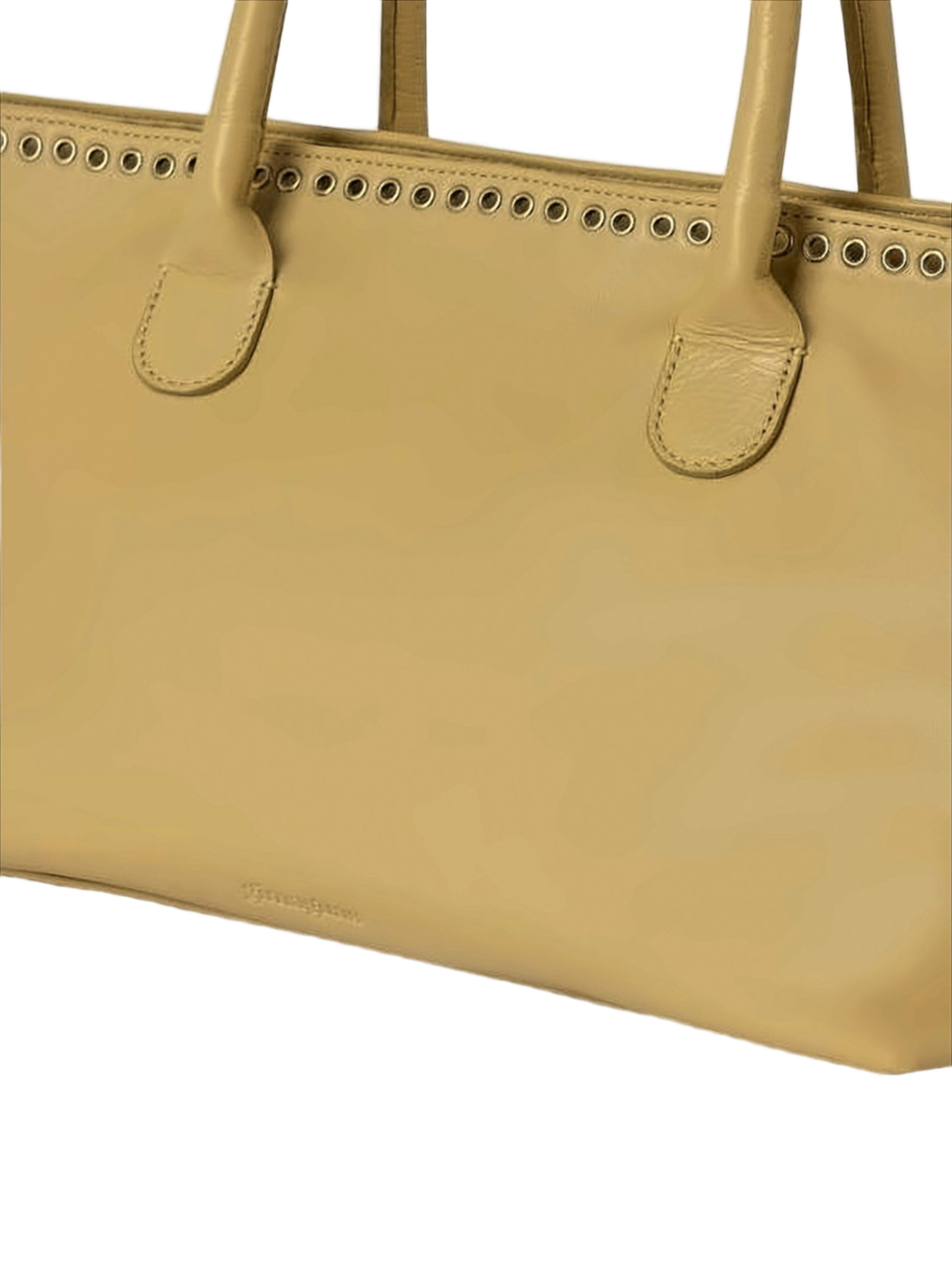 Structured Brown Leather Shoulder Bag