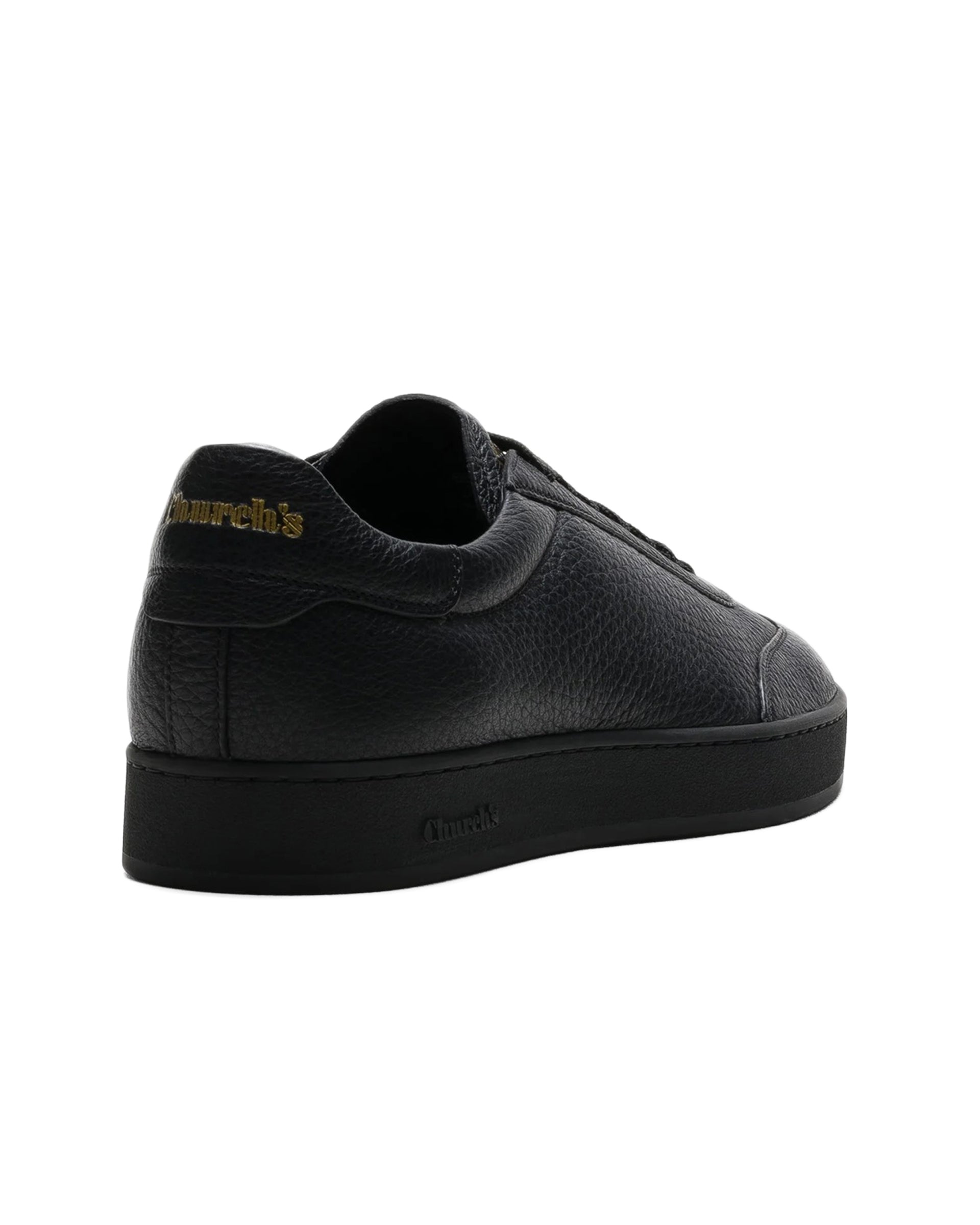 Minimalist Black Leather Flat Shoes with Laces