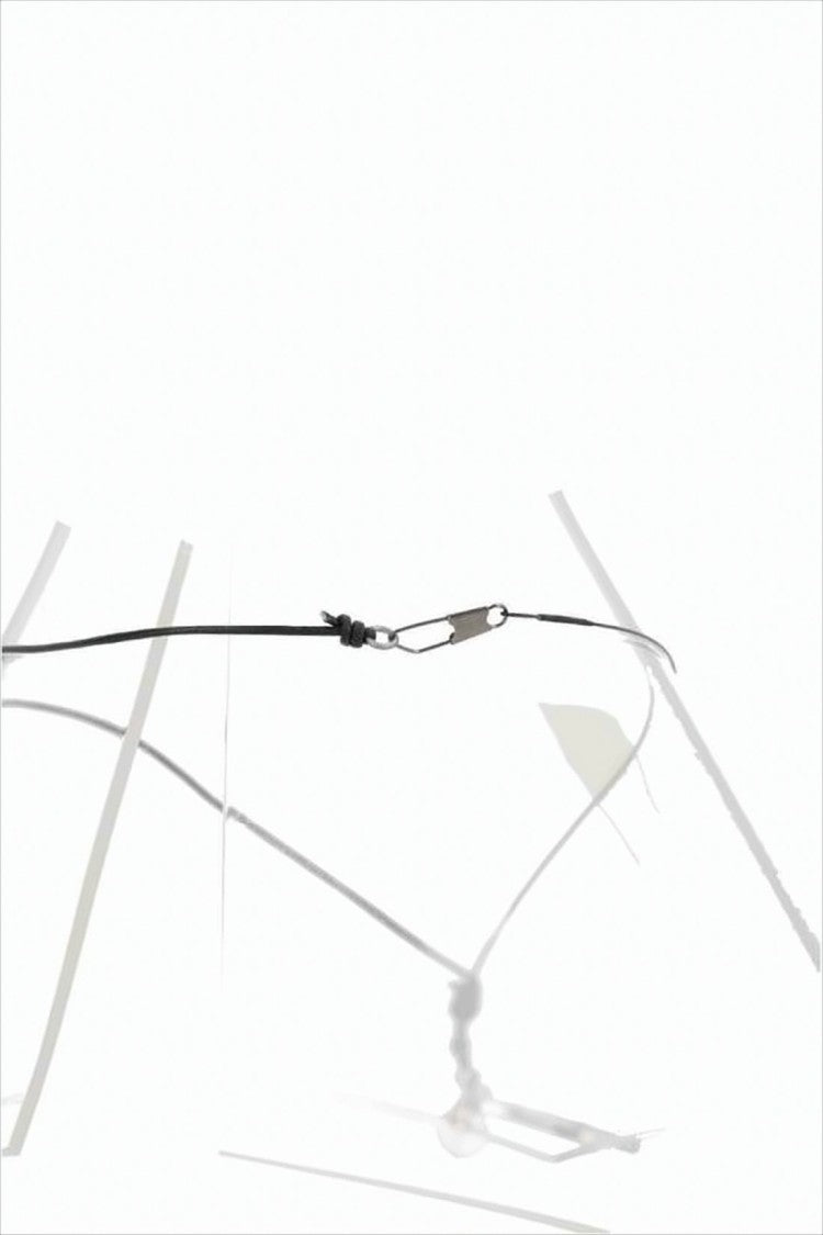 Delicate Black Cord Necklace