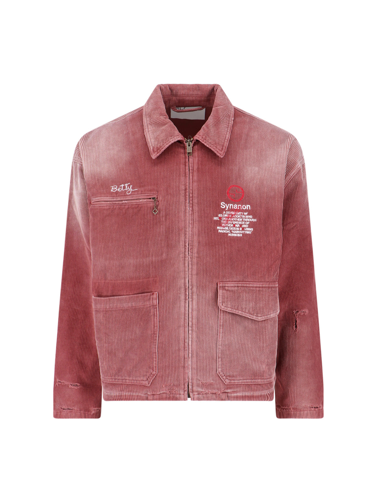 "Synanon" Zip Jacket – Red