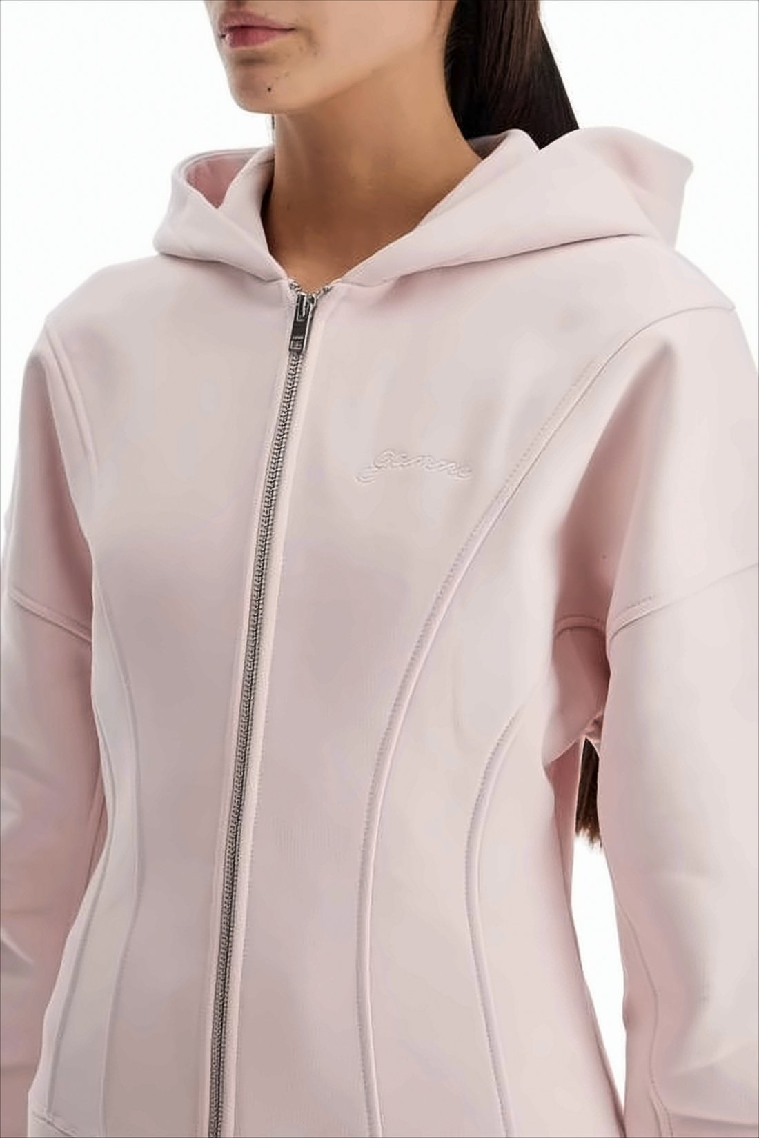 Bluza z Kapturem Zapinana na Zamek z Miękkiej Bawełny Organicznej