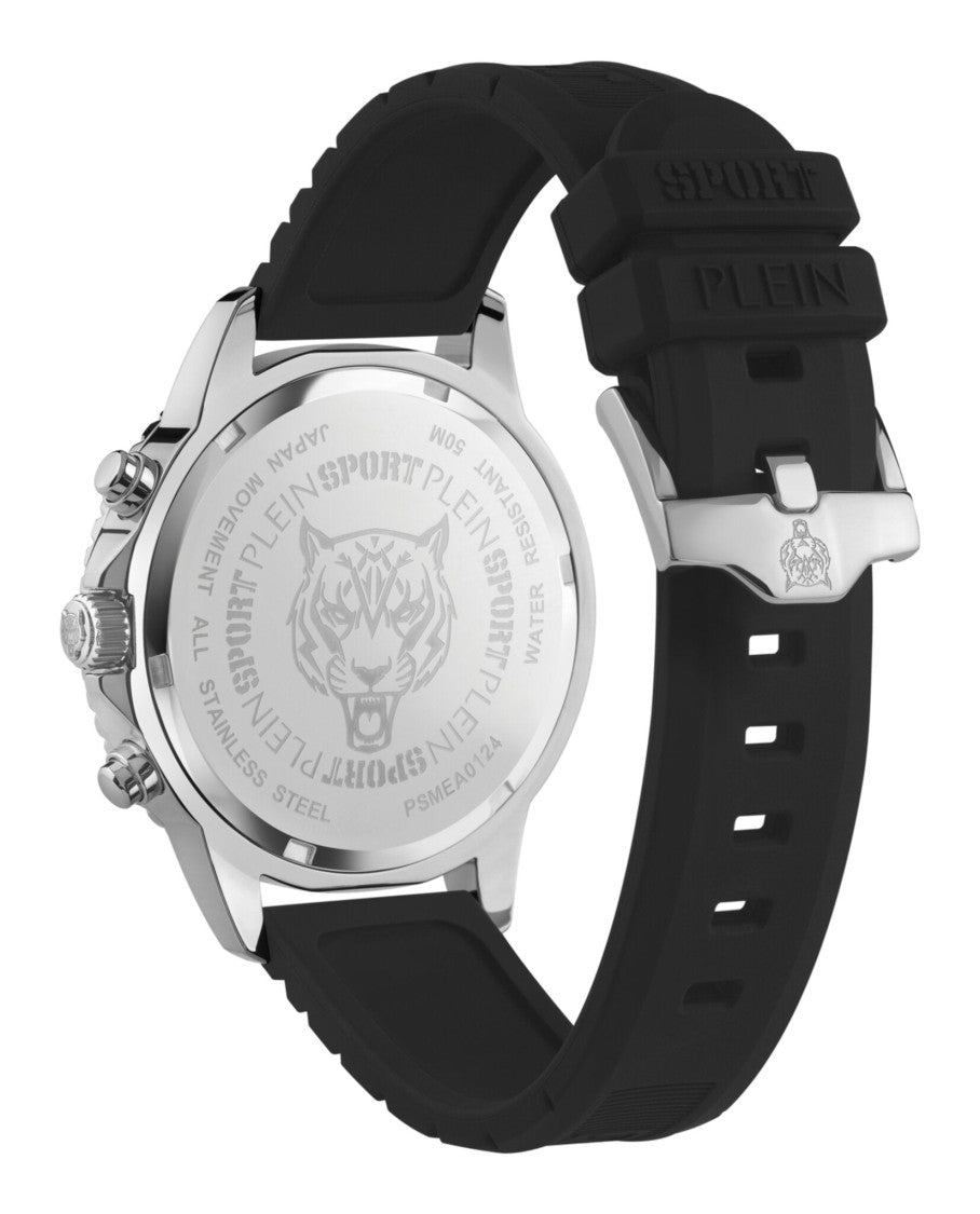 Glam Chrono Silicone Watch