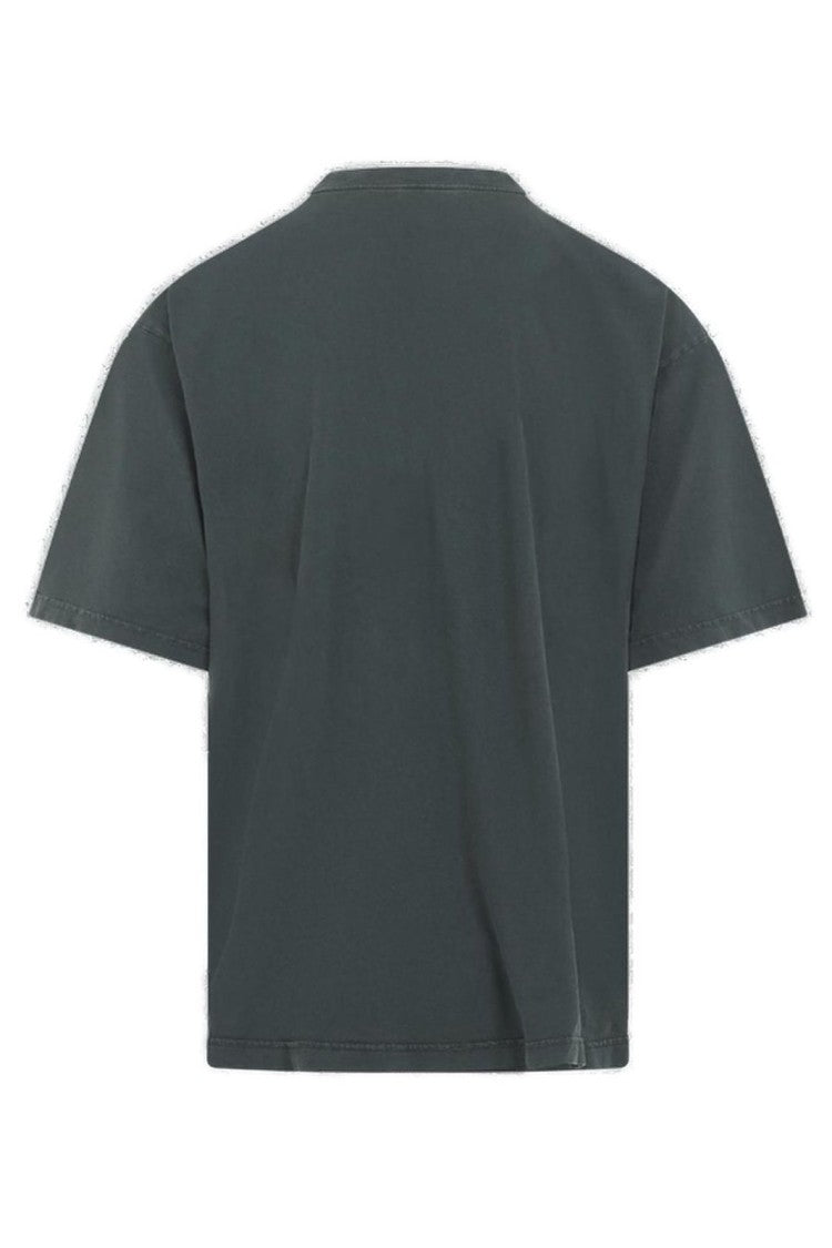 Solid Green T-Shirt With Classic Fit And Short Sleeves