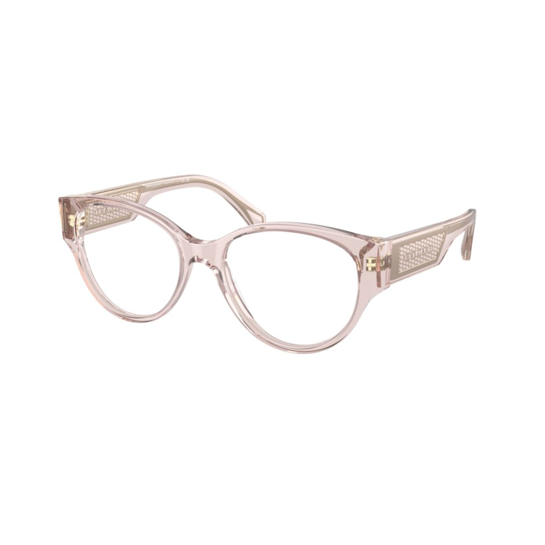 4217 Vista Translucent Light Pink Acetate Cat-Eye Eyeglasses
