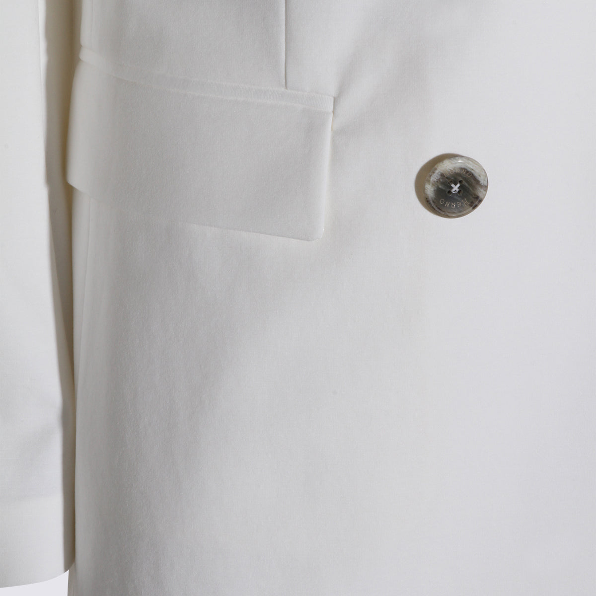 White Jacket with Classic Collar