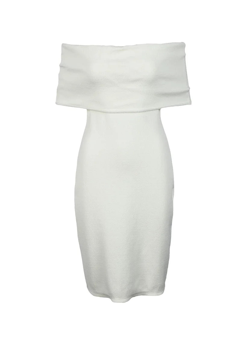 Bodycon Dress Polyamide Elastane - White