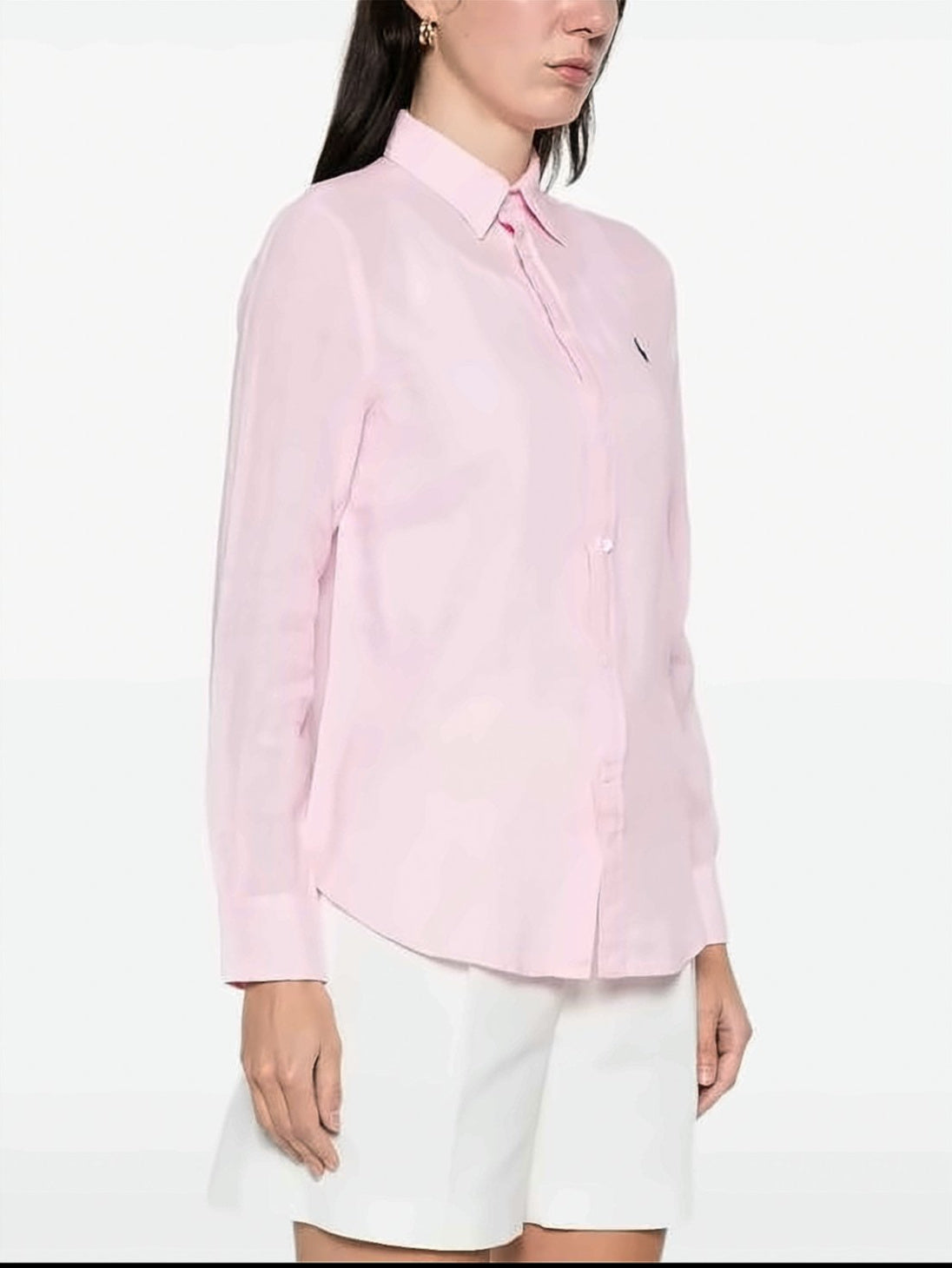Long-Sleeved Button-Up Shirt