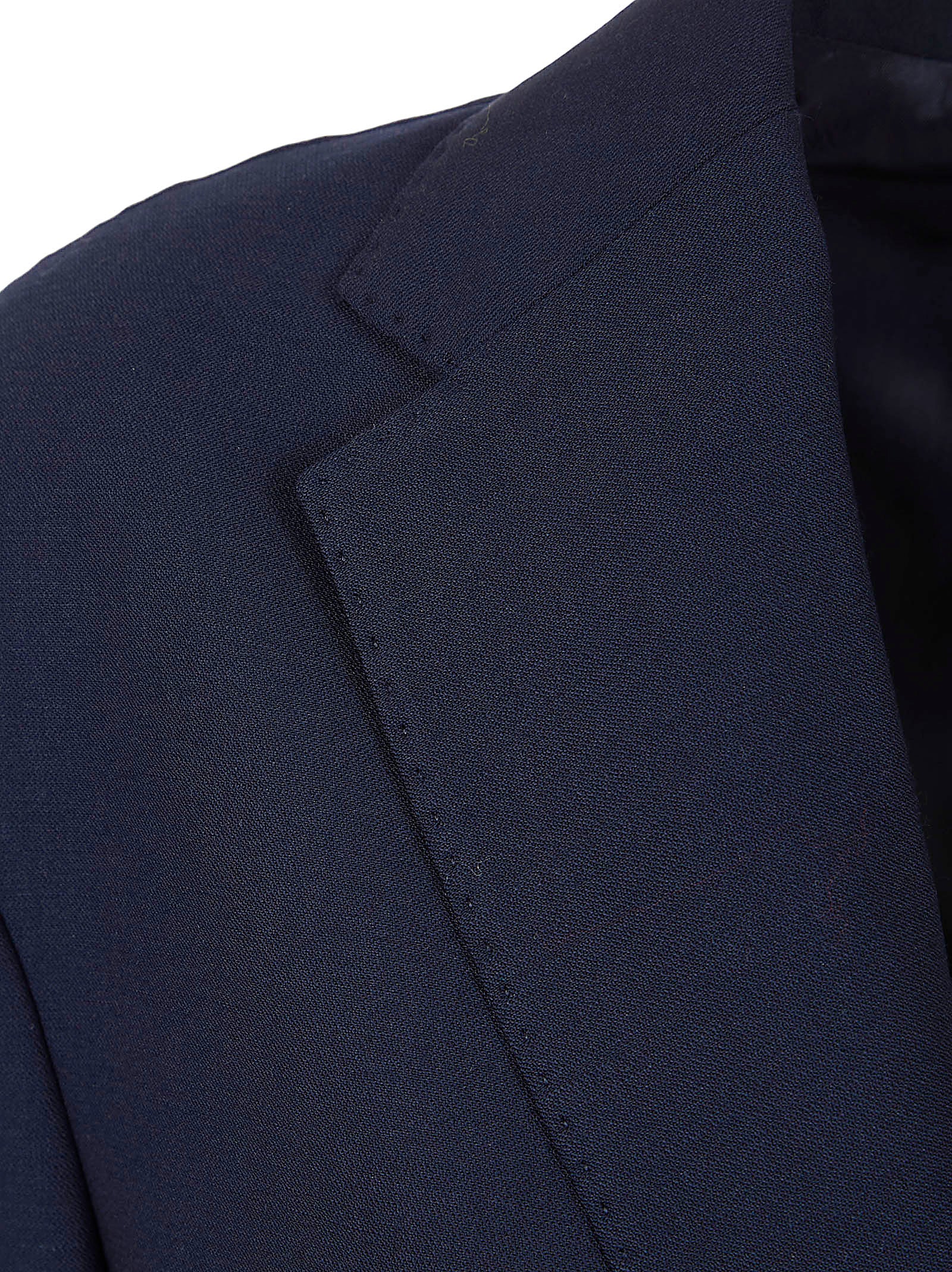 Tailored Blue Wool Blend Blazer